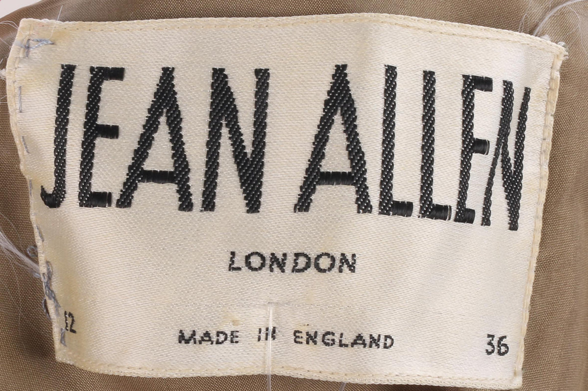 Jean Allen brown chiffon floral dress size 10/12 - Ava & Iva