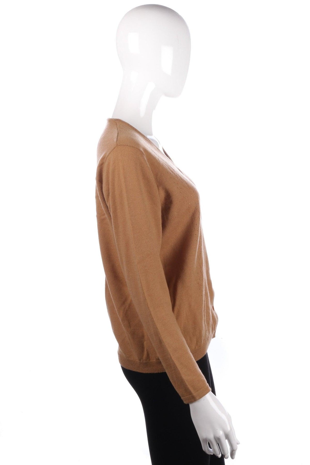 Northmoor brown cardigan size 12/14 side