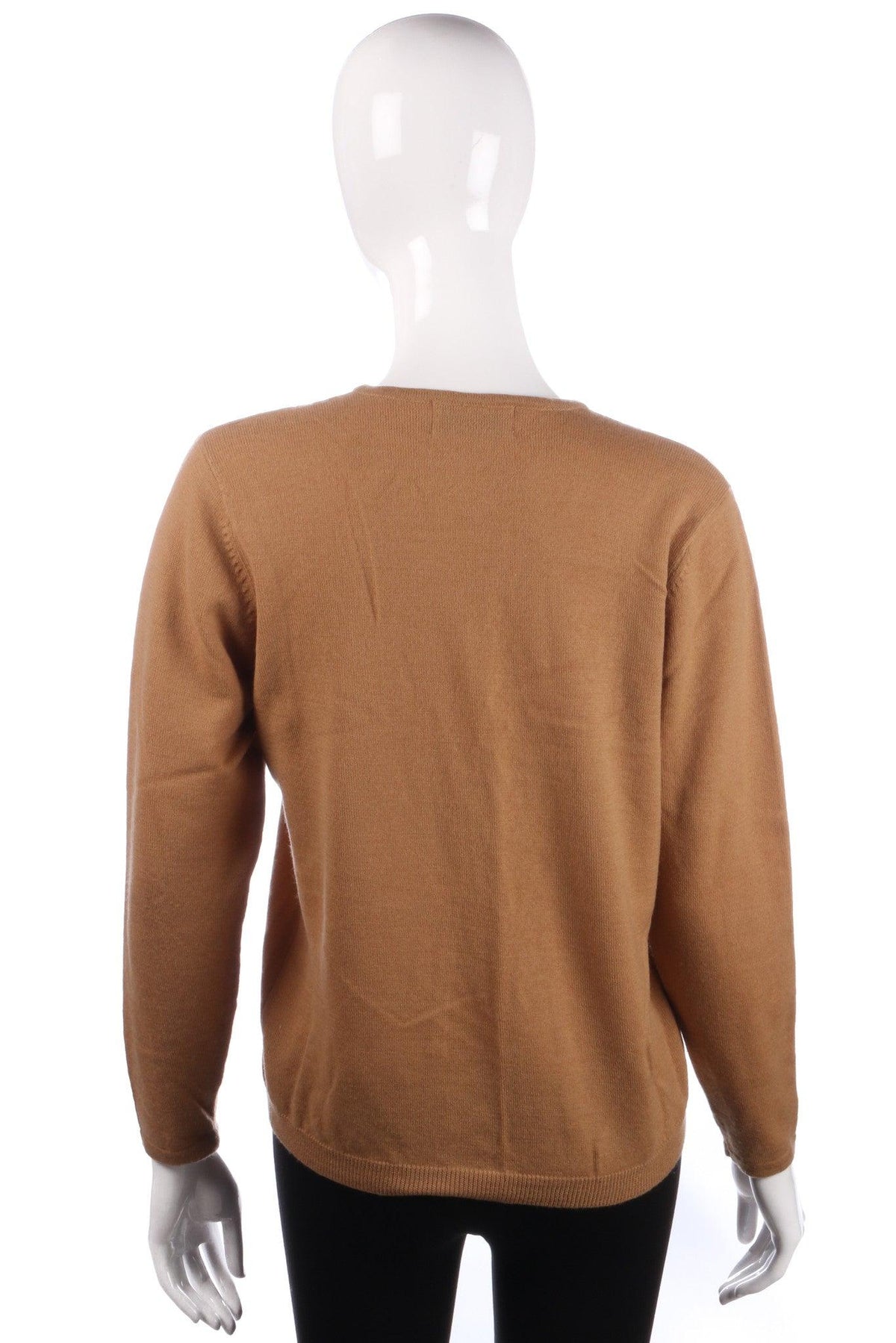 Northmoor brown cardigan size 12/14 back