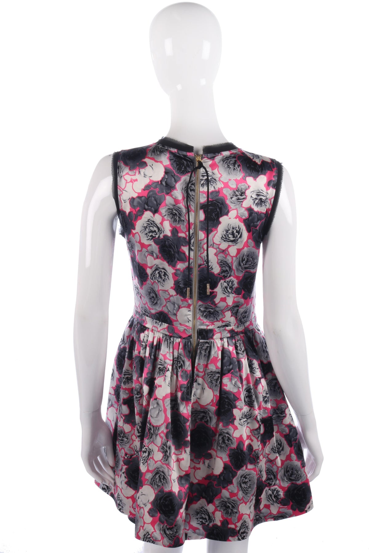 Juicy Couture grey and pink floral dress size 8 - Ava & Iva