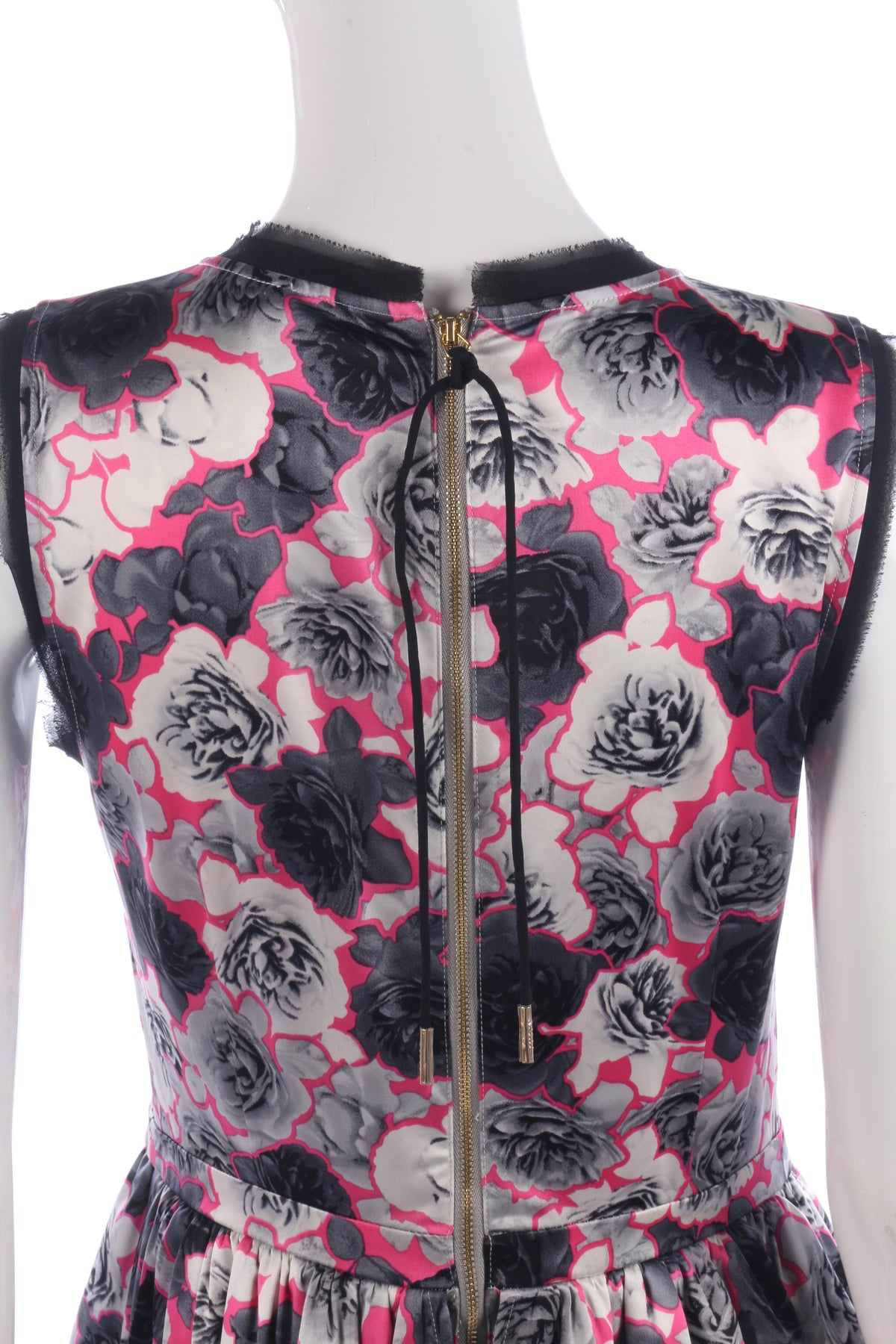 Juicy Couture grey and pink floral dress size 8 - Ava & Iva
