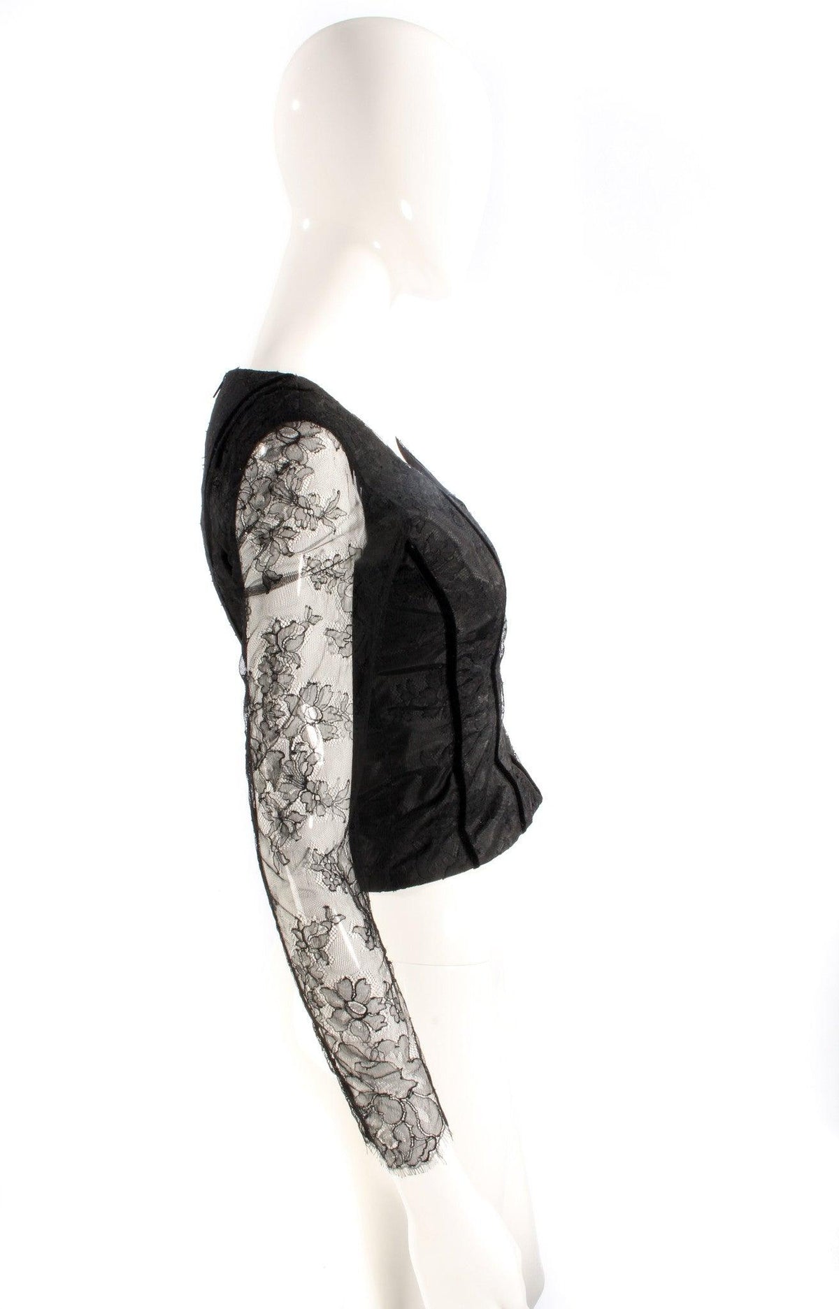 Le Garage Corset Top Black Lace Size 6 - Ava & Iva