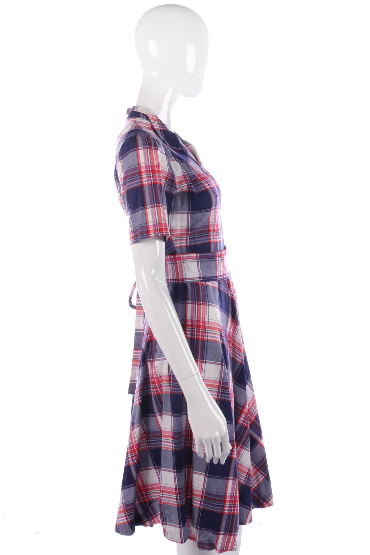 Vintage 1970's checked dress size 10 - Ava & Iva