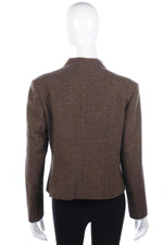 Cotswold Woollen Weavers Tailored Jacket Brown UK Size 14 - Ava & Iva