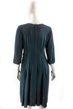 Vintage  grossmark 1940's dress navy blue - Ava & Iva