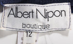 Albert Nippon navy vintage dress navy blue size 12 label