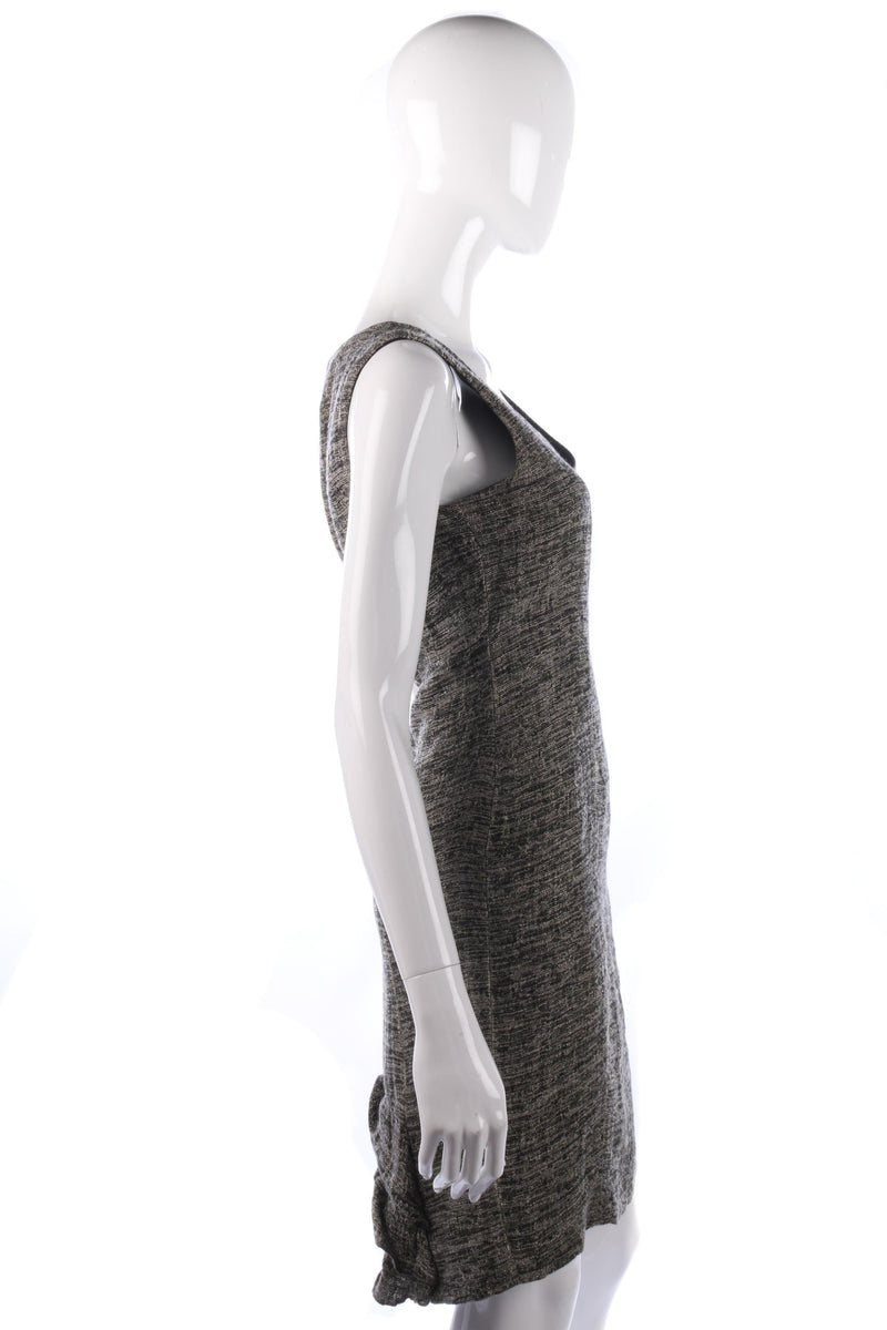 Jigsaw Linen Sleeveless Dress Grey Size 12 – Ava Iva