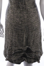 Jigsaw Linen Sleeveless Dress Grey Size 12 - Ava & Iva