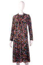 Tricosa multi coloured dress and jacket 