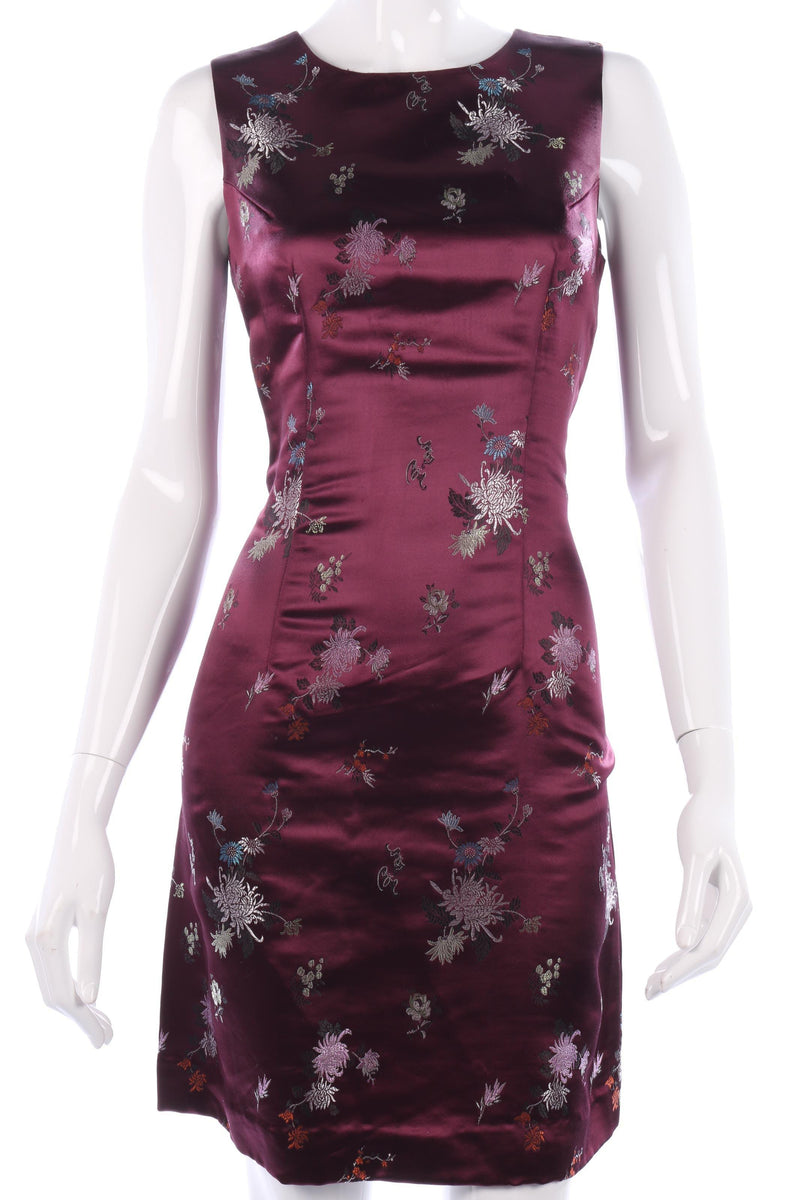 Purple Chinese silk dress size 10/12 - Ava & Iva