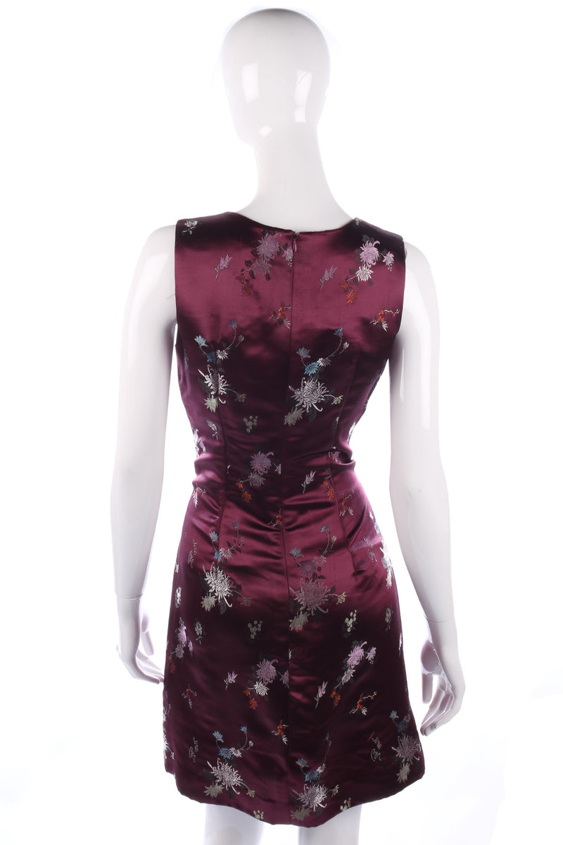 Purple Chinese silk dress size 10/12 - Ava & Iva