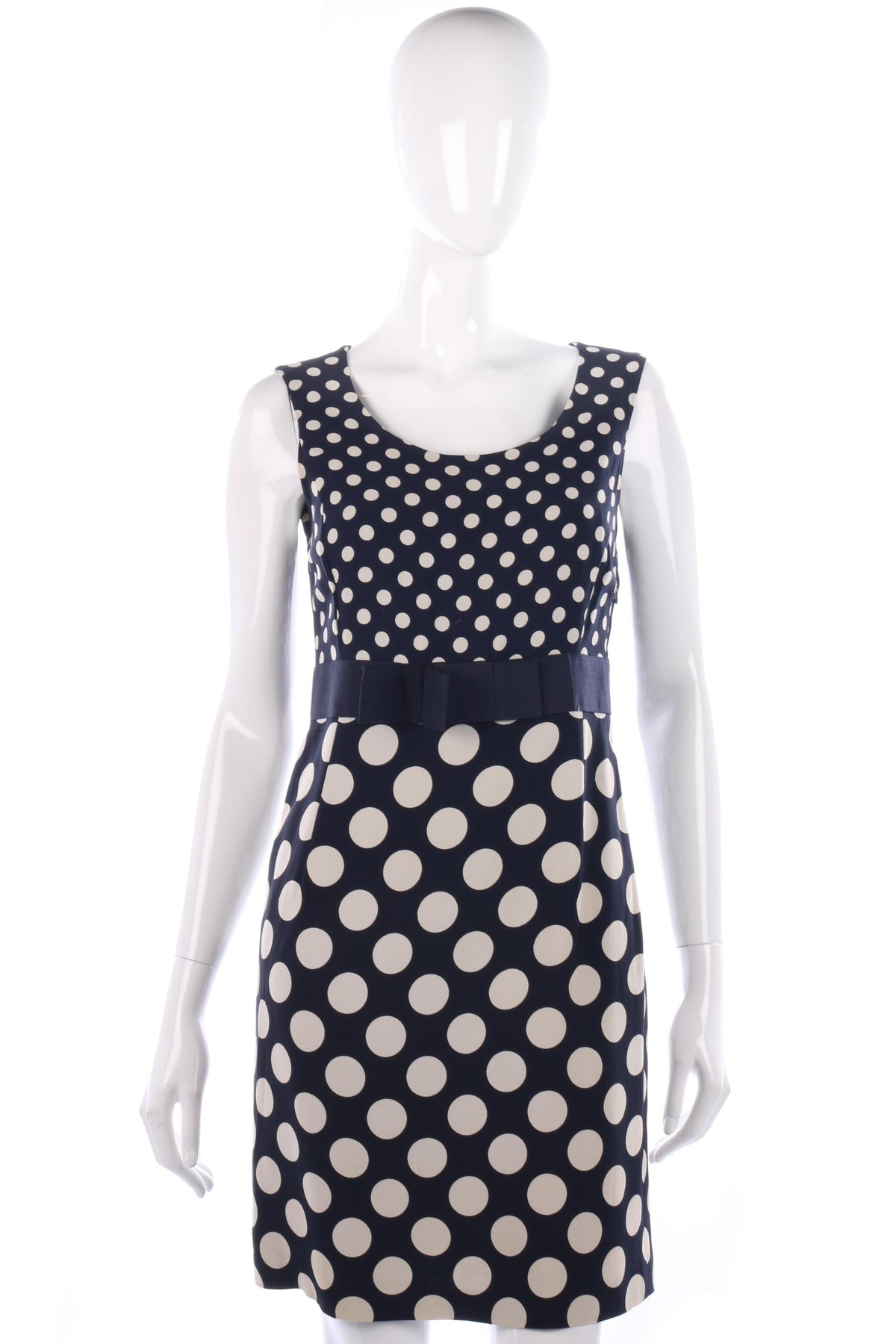 Georges Rech navy spotted dress size 10 - Ava & Iva