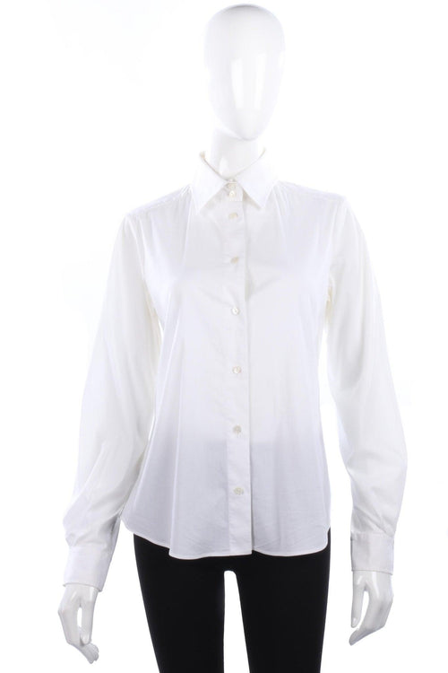 Dolce & Gabbana Ladies Shirt Cotton Cream Size IT42 UK10 - Ava & Iva