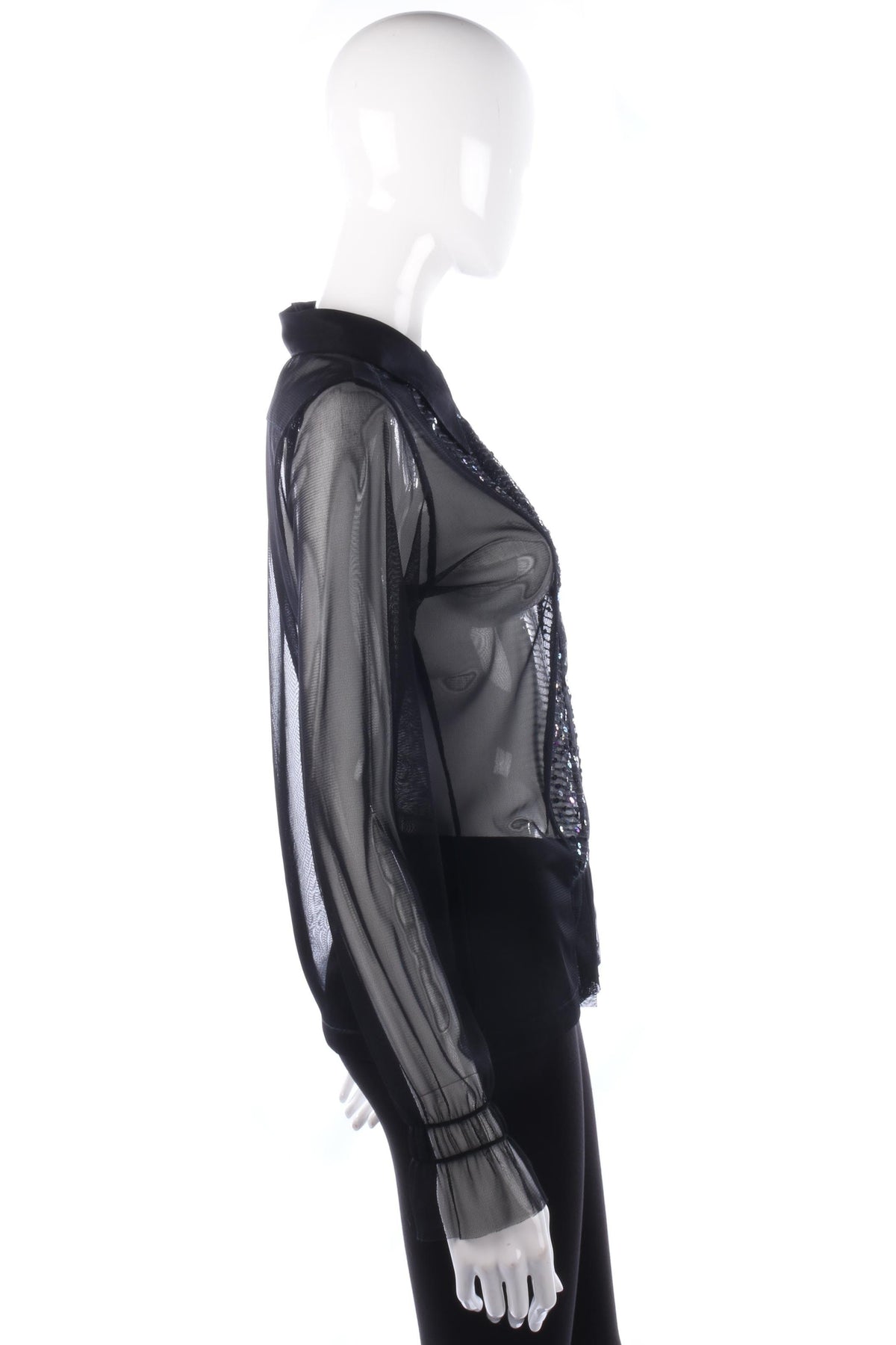 Inwear net blouse with sequins size M - Ava & Iva