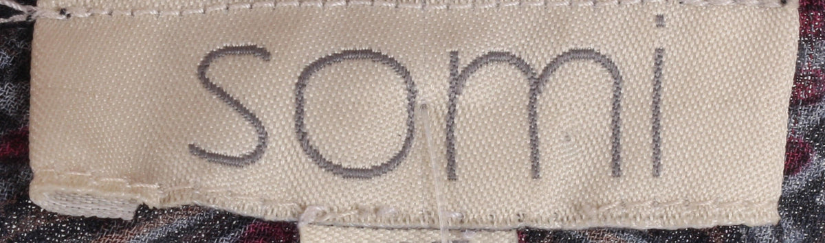 SOMI Beautiful Chiffon Beaded Top Festival Ready Blue Size 14 - Ava & Iva