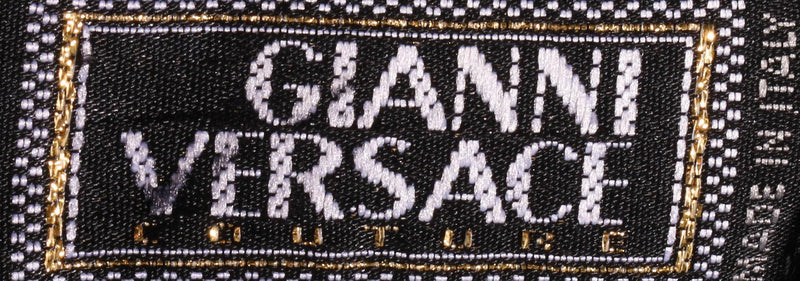 Gianni Versace Couture Silk Blend Dress Black Size 44 UK10 - Ava & Iva