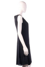 Gianni Versace Couture Silk Blend Dress Black Size 44 UK10 - Ava & Iva