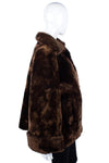 Vintage brown fur coat - Ava & Iva