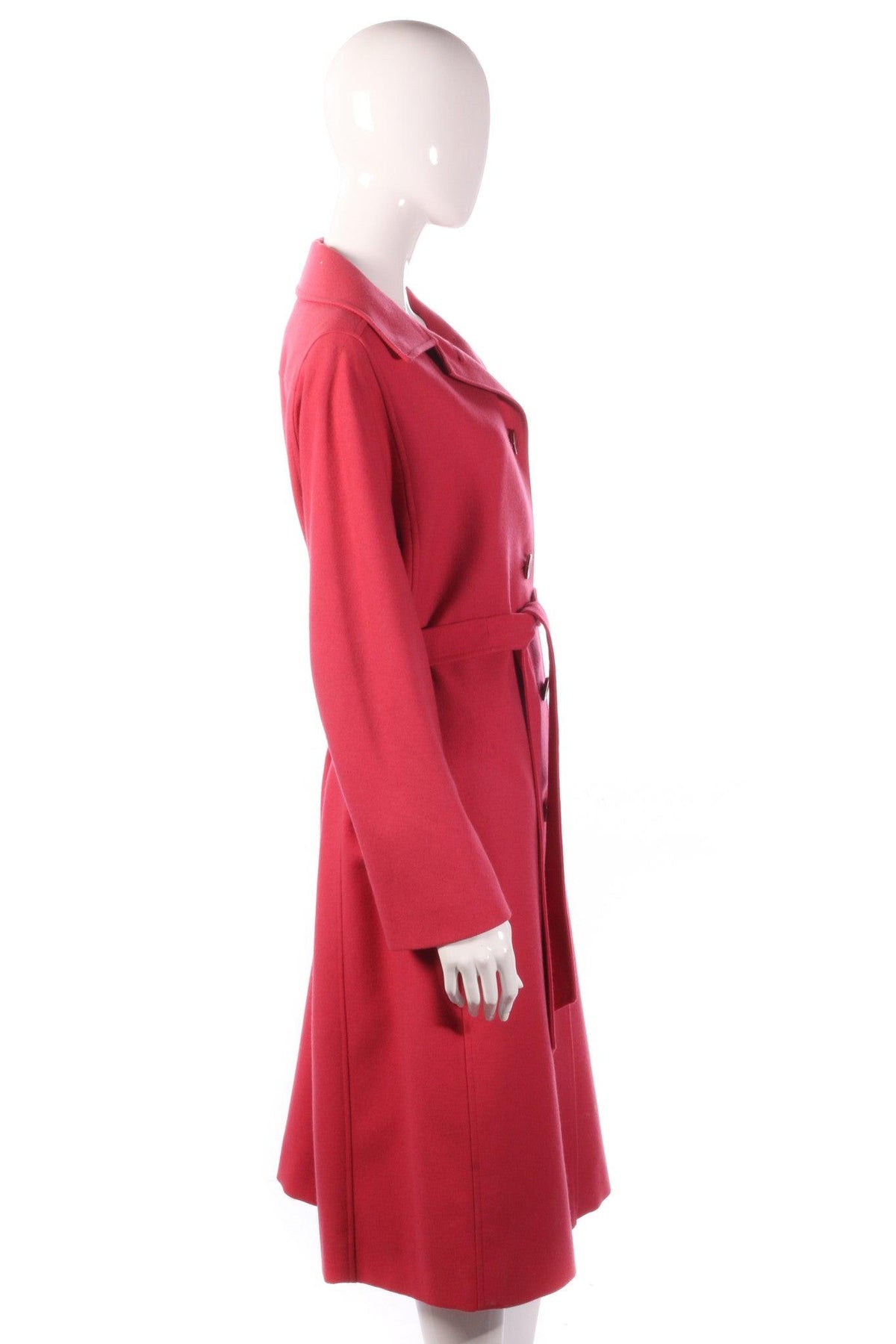 Aquascutum long pink coat size 18/20 - Ava & Iva