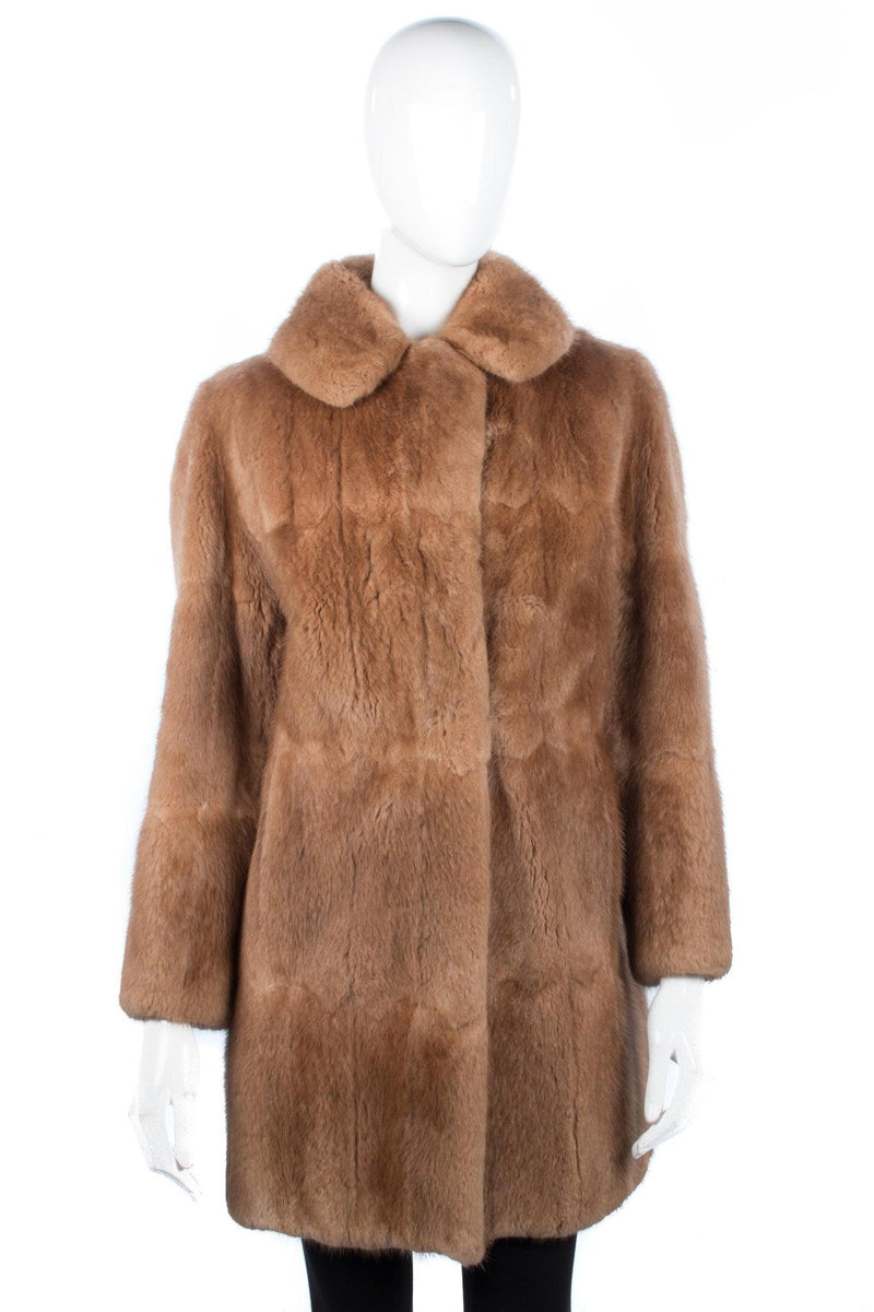 Maxwell Croft vintage blonde mink coat size M - Ava & Iva