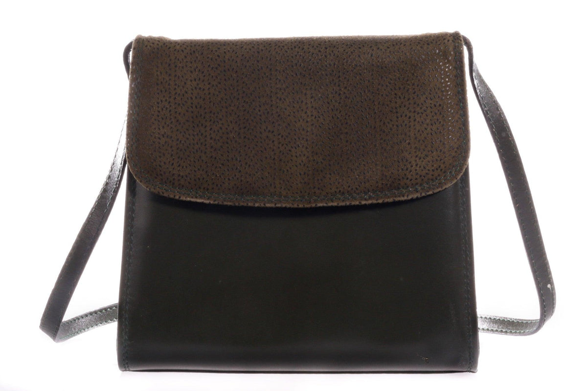 Small dark green handbag 