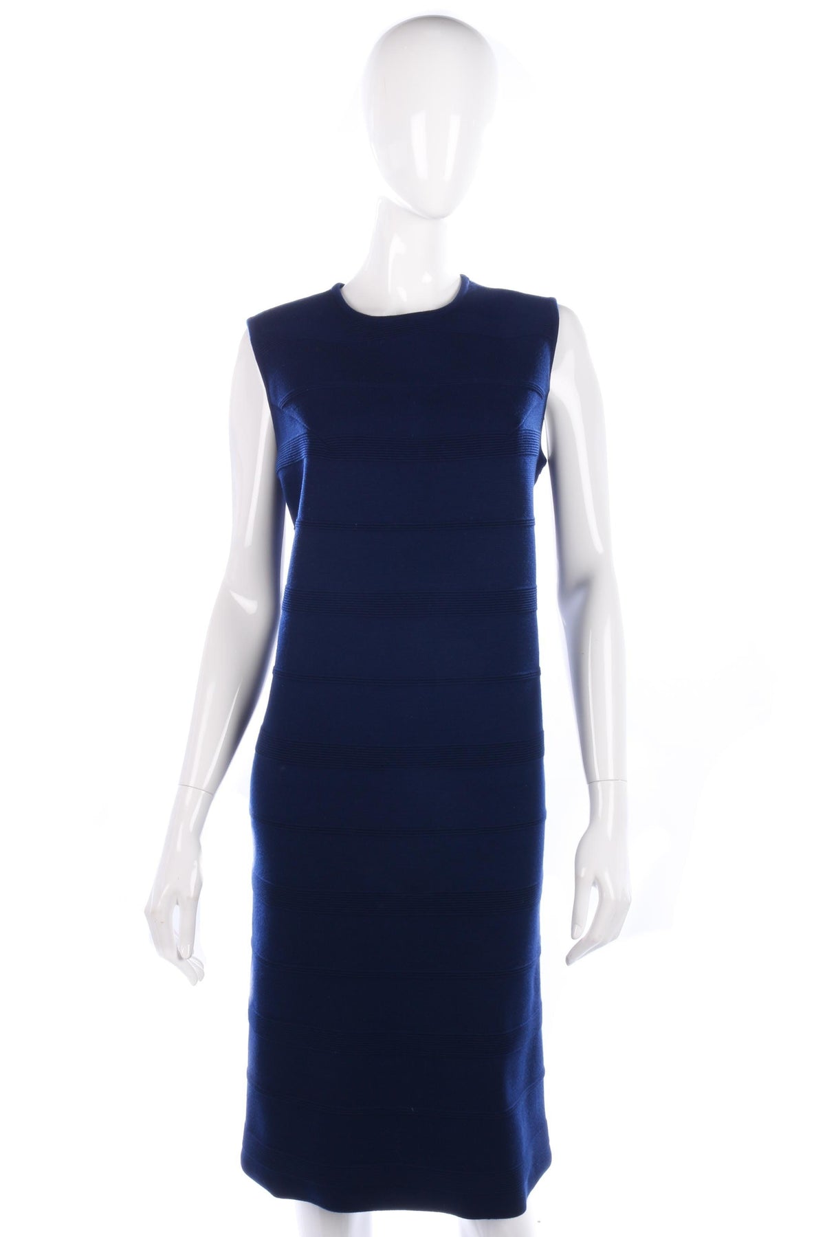 Navy pure wool shift dress size M - Ava & Iva