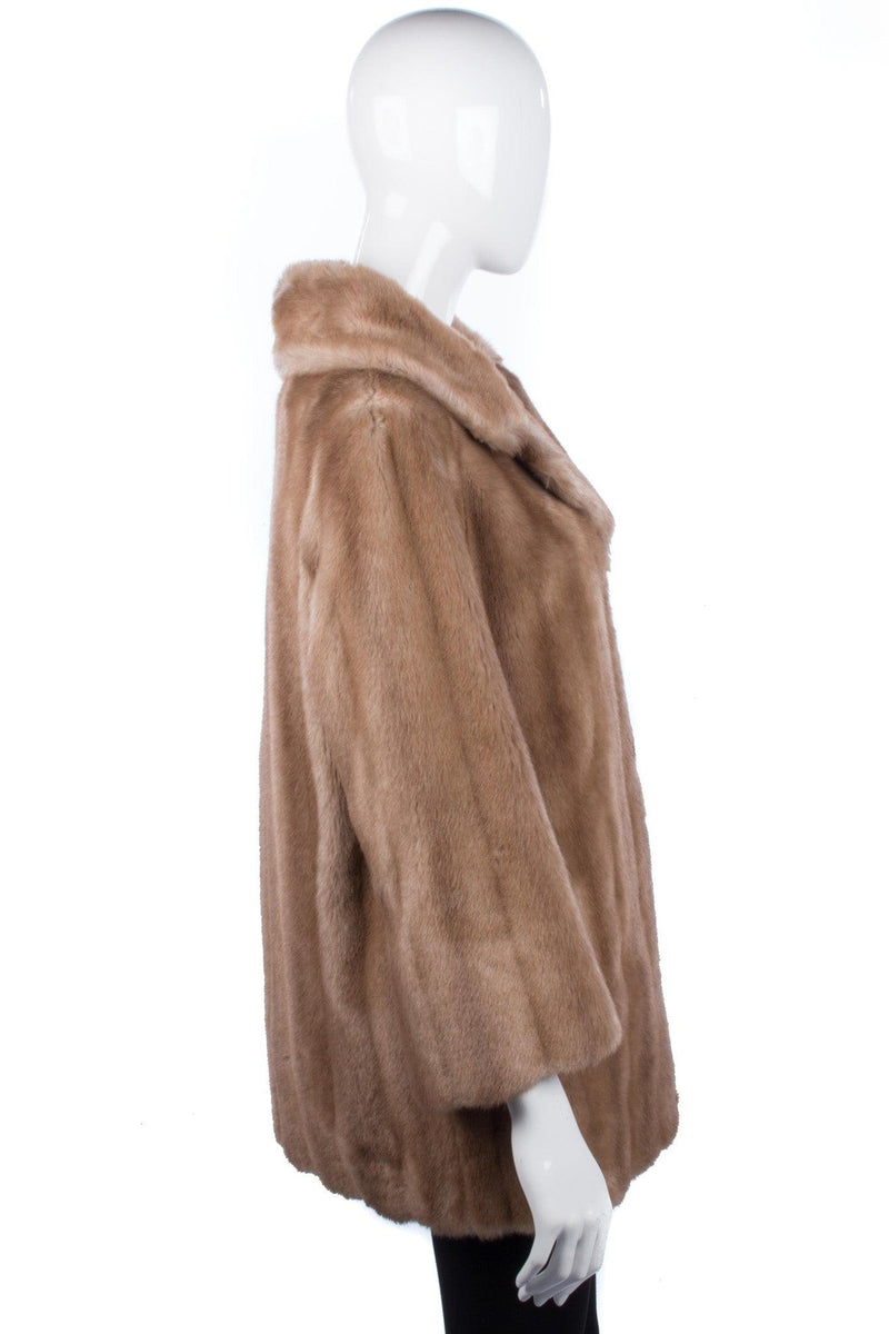 Vintage faux fur Hamells of London blonde coat - Ava & Iva
