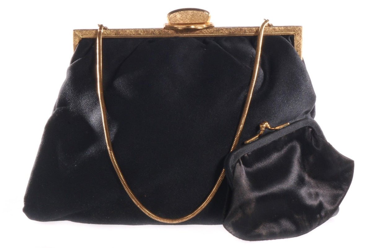 Red snakeskin clutch bag 