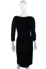 Fabulous black vintage velvet dress size 10 - Ava & Iva
