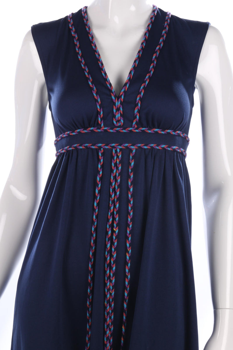 Sarah Bernshaw blue vintage dress size S - Ava & Iva