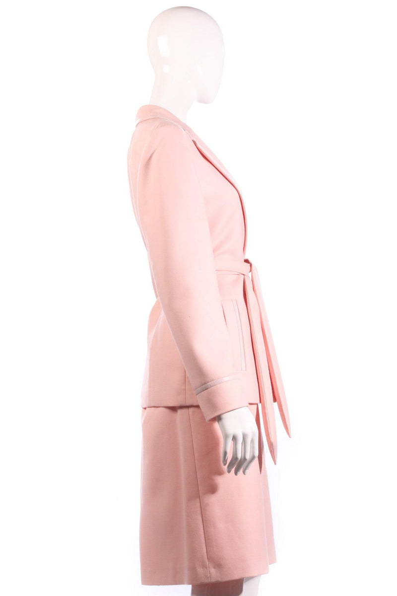 Louis Feraud pink skirt suit size 12