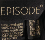 Episode black skirt suit size 10  label