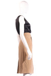 Jaeger silk light brown formal skirt size 12 - Ava & Iva