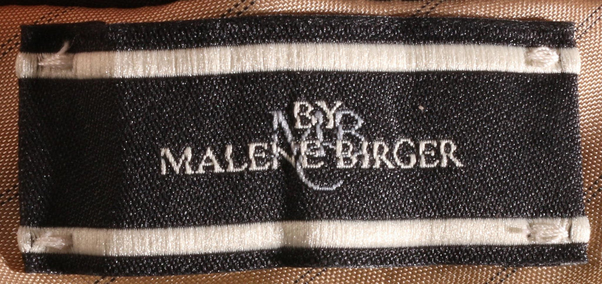 Melene Birger green floral cropped trousers  detail