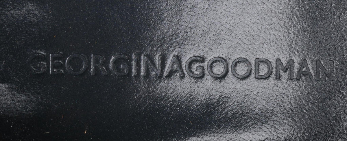 Georgina Goodman Metallic Bronze Finish Leather Shoes Size 36 - Ava & Iva