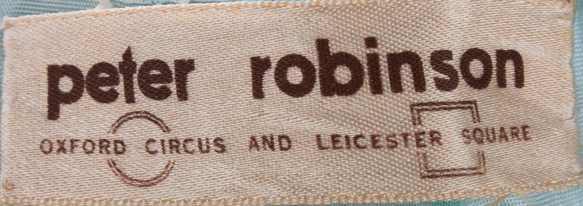 Peter Robinson Vintage Pale Blue Floral Dress and Jacket UK 12/14 - Ava & Iva