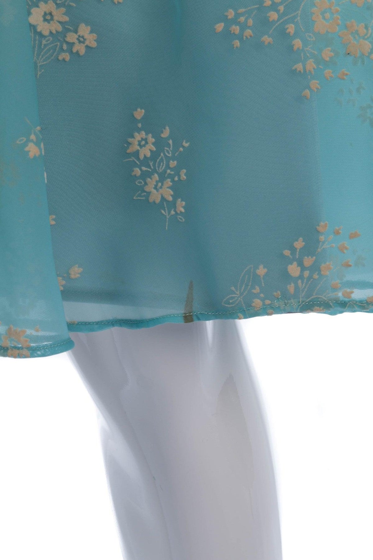 Peter Robinson Vintage Pale Blue Floral Dress and Jacket UK 12/14 - Ava & Iva