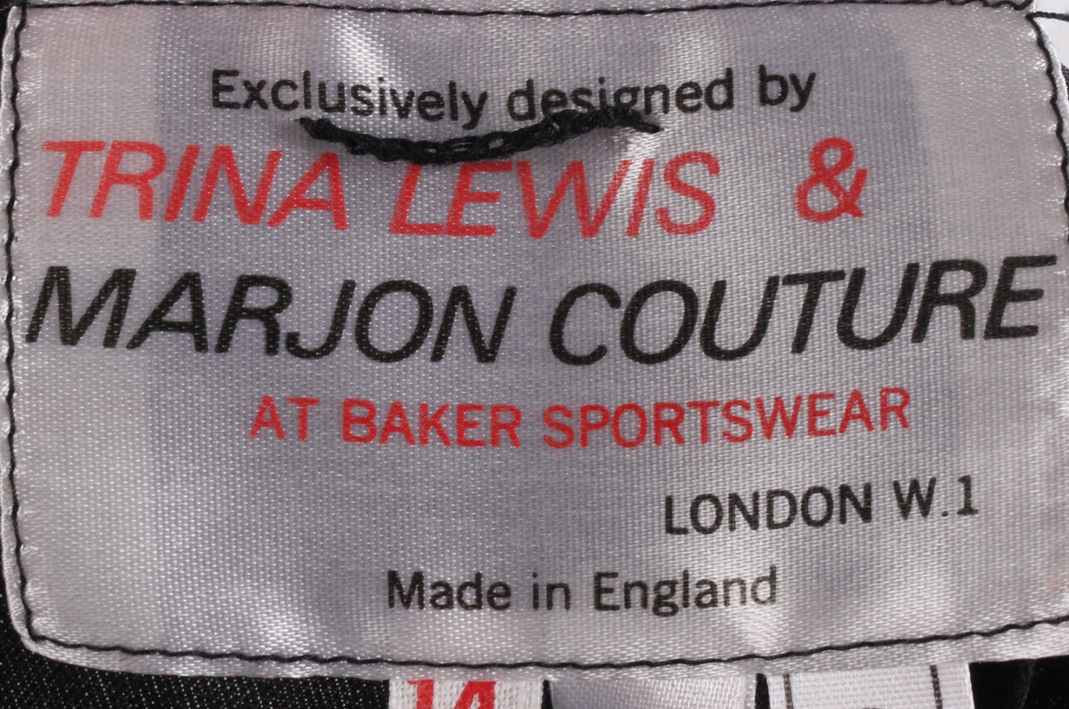 Trina Lewis & Marjon Couture 1970's cocktail dress size M - Ava & Iva