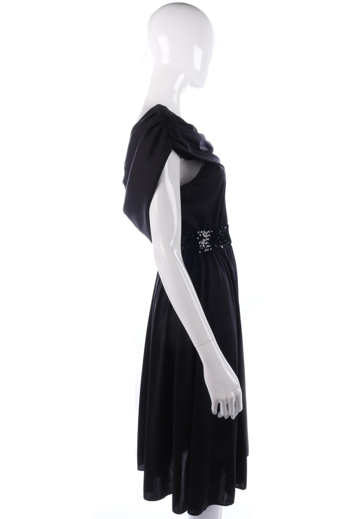 Trina Lewis & Marjon Couture 1970's cocktail dress size M - Ava & Iva