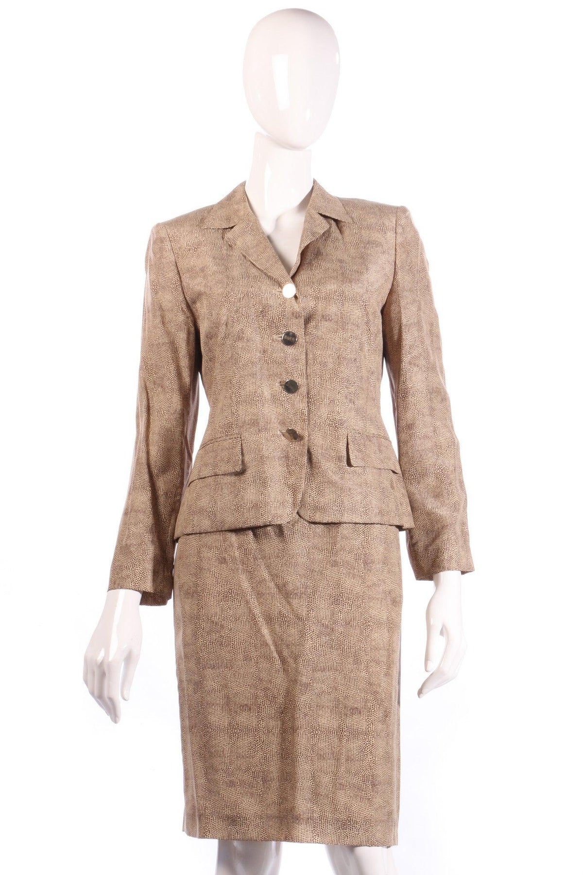 Mondi brown skirt suit 