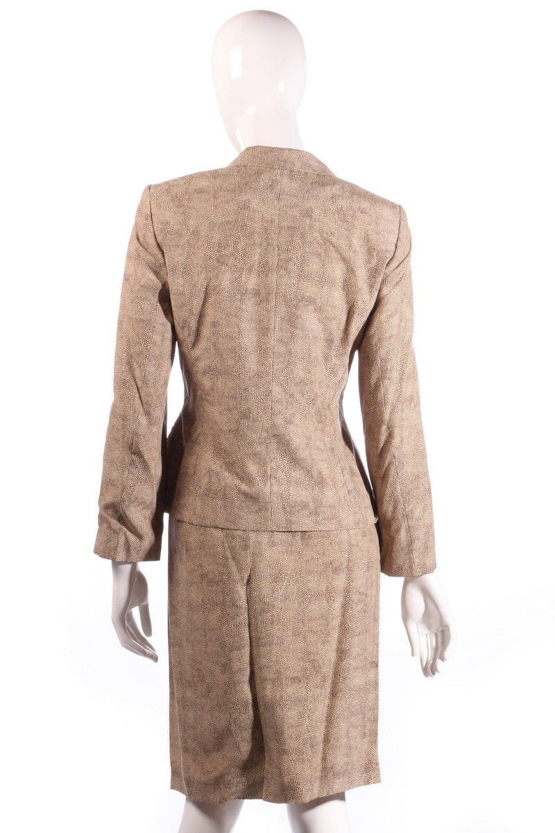 Mondi brown skirt suit  back