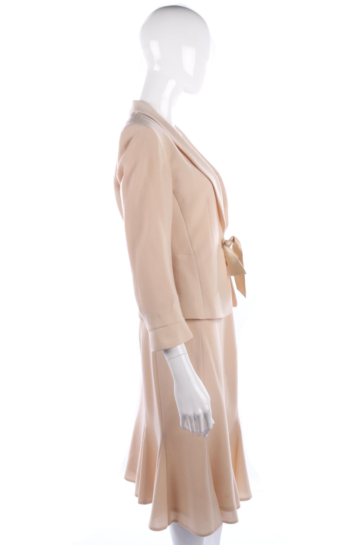 Paddy Campbell cream skirt suit - Ava & Iva