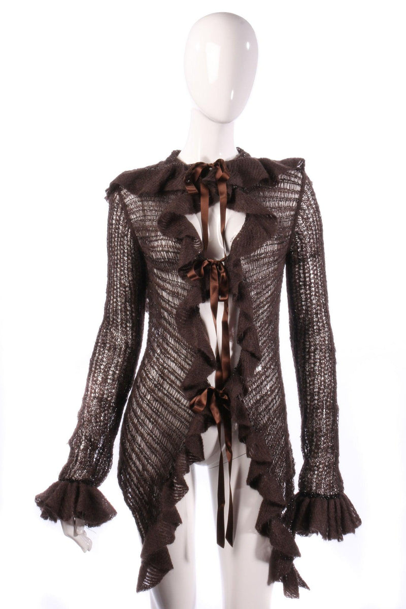 Emporio Armani glitter cardigan size 14
