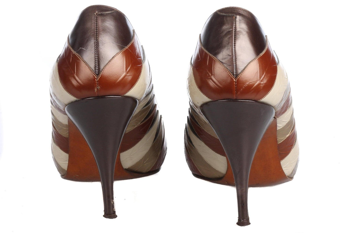 Eve Italian 1940's /50's Vintage Shoes Size est UK 3/3.5 - Ava & Iva