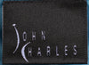 John Charles blue bodice label