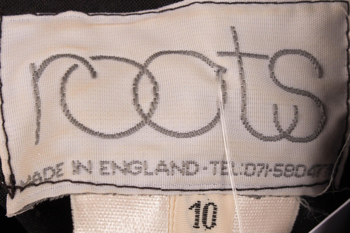 Roots Vintage Strapless Dress Red Flowers Sweetheart Neckline Size 8/10 - Ava & Iva