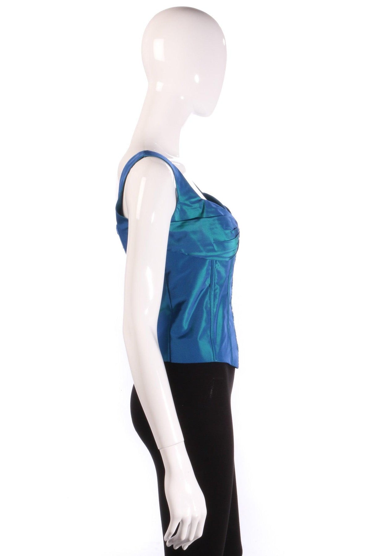 John Charles blue bodice side