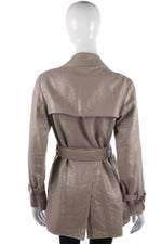 Lovely metallic silver and beige summer jacket size M - Ava & Iva