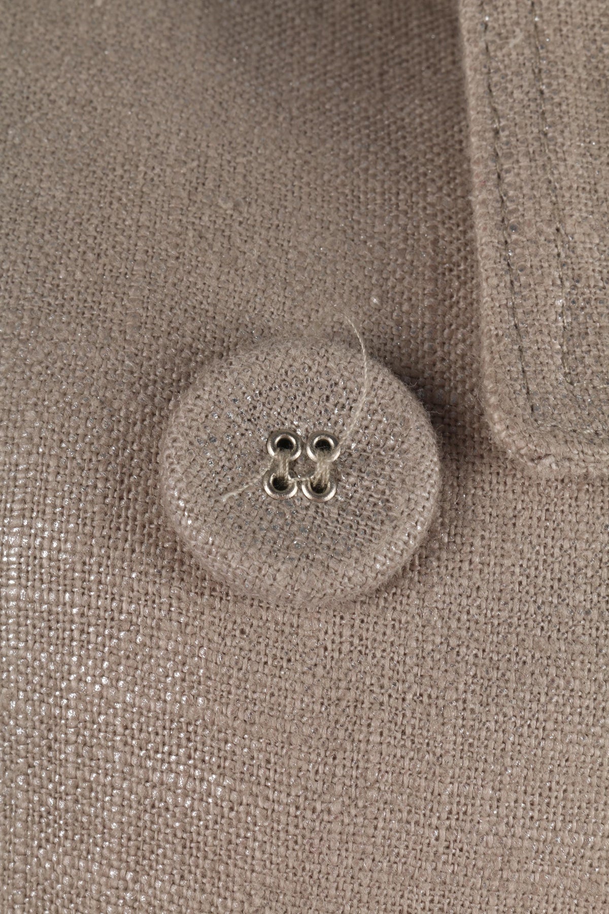 Lovely metallic silver and beige summer jacket size M - Ava & Iva