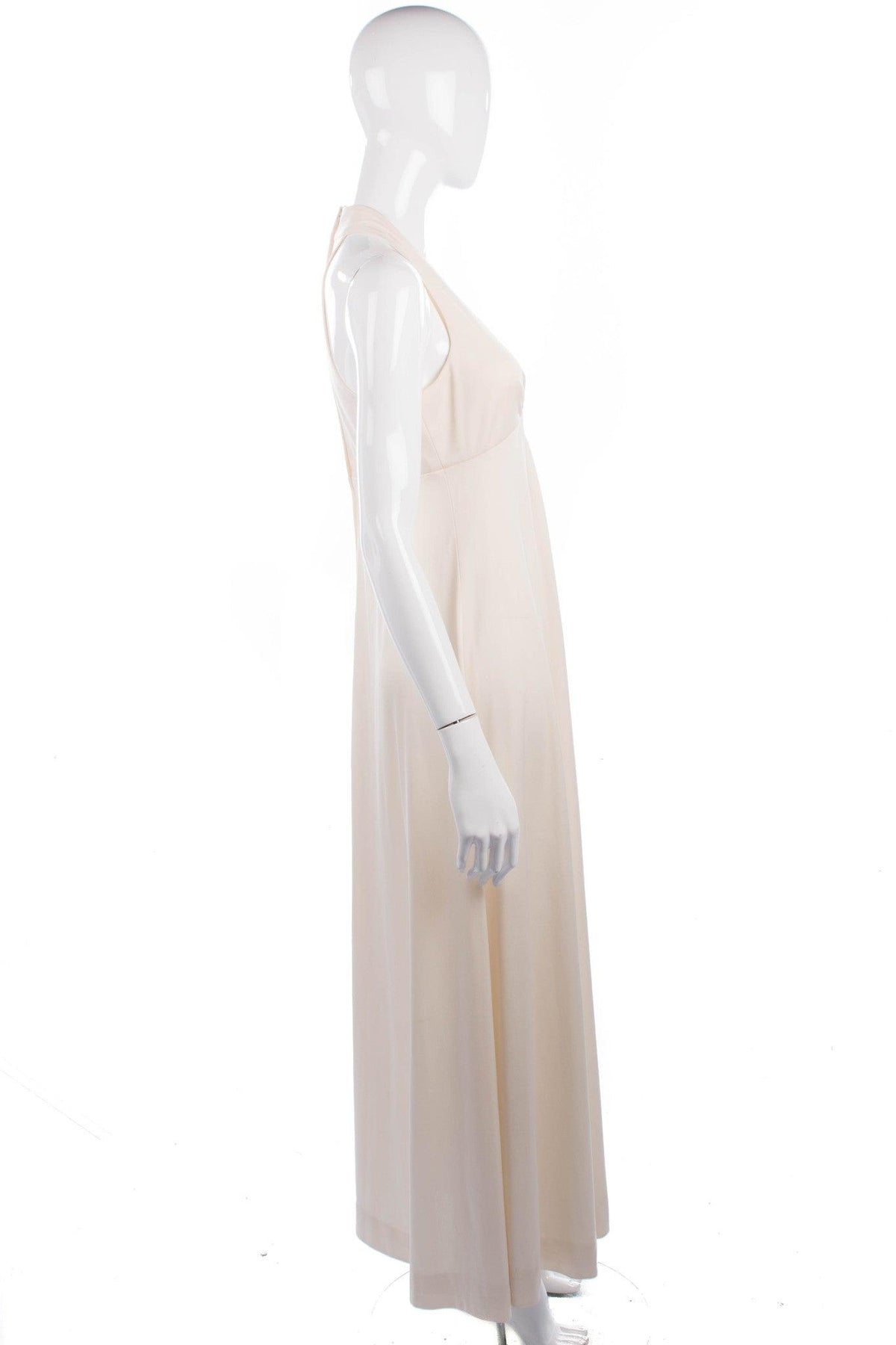 Mr. Darren Vintage Evening Dress Crimpelene Cream UK 8/10 - Ava & Iva